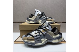 Dolce & Gabbana DG Mixed-material Space Sneakers Multicolor