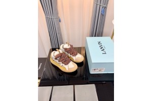 Lanvin Curb Sneaker - White - Yellow LVCS-010