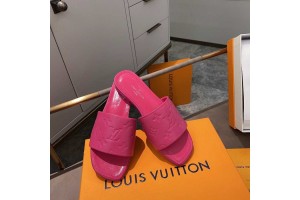 Louis Vuitton Pink Flat Mules