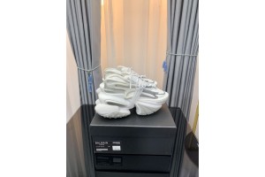 Balmain Neoprene and leather Unicorn low-top sneakers - White Grey BLNLU-002