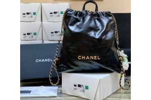 Chanel 22 Black Backpack