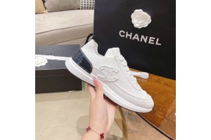 Chanel white shoes