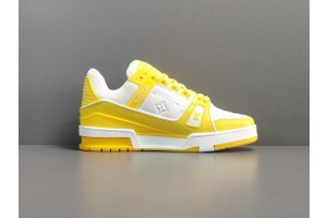 LV Trainer Sneaker Yellow White