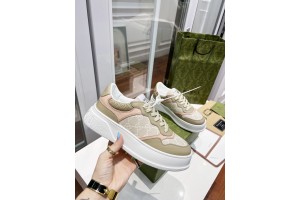 Gucci GG Sneaker In Light Pink - Beige - White