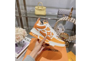 Louis Vuitton Skate Trainer Yellow Flowers Monogram 