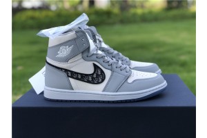 Dior x Air Jordan 1 High Grey 