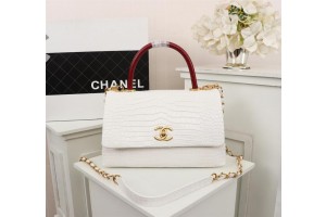 Chanel Top Handle Flap Bags (CH109-White)