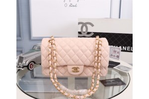 Chanel Double Flap Classic Handbag (CH207-Nude)