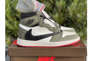 Jordan 1 High OG SP Fragment x Travis Scott Olive DH3227-106