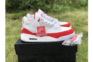 Jordan 3 Retro Tinker White University Red