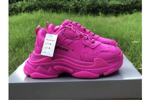 Balenciaga Triple S Letter Pulm Powder Sneaker 