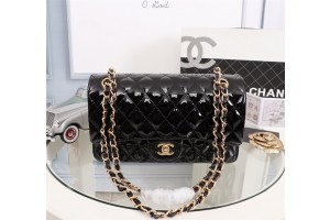 Chanel Double Flap Classic Handbag (CH207-Black-PG)