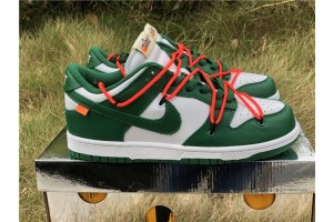 OFF-WHITE x Nike Dunk Low Pine Green 