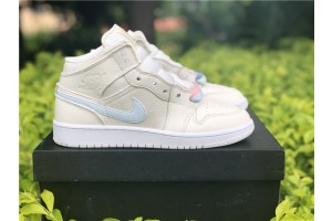Jordan 1 Mid Multi-Color Swoosh Phantom (GS)