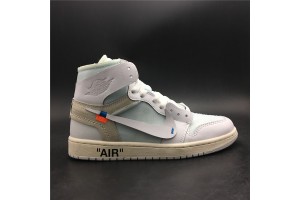 OFF-WHITE x Air Jordan 1 Retro High White