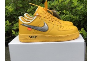 Off-White x Nike Air Force 1 Low University Gold