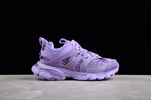 Balenciaga Track Sneaker In Full Mesh in Lilac