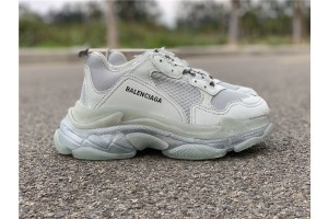Balenciaga Triple S Clear Sole Grey  Sneakers