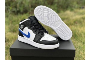  Jordan 1 Mid Multi-Color Swoosh (GS)