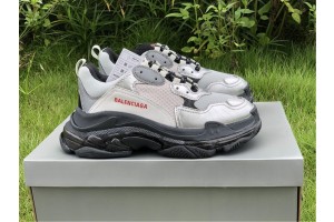 Balenciaga Triple S Clear Sole Grey/Silver/White