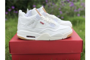 Jordan 4 Retro Levi's White (Levi's Tag)