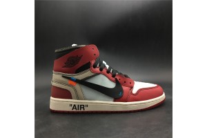 OFF-WHITE x Air Jordan 1 Retro High Chicago 'Red color'