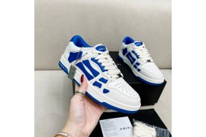 Amiri Skel Low Top Sneakers - Admiral Blue - White ASNK-019