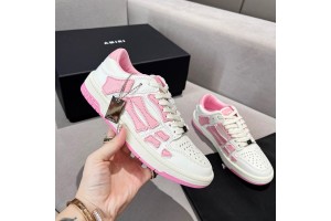 Amiri Skel Low Top Sneakers - Pink - White ASNK-010