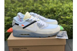 2018 OFF-WHITE X Nike Air Max 90 White 