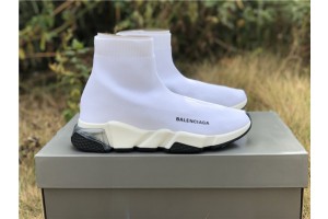 Balenciaga Speed Clear Sole White Sneaker