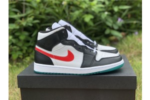 Jordan 1 Mid Alternate Swooshes Red Yellow (W)