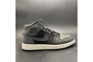 Jordan 1 Retro Mid Black Dark Grey 