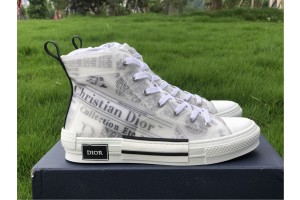 Dior B23 High Top Daniel Arsham Newspaper