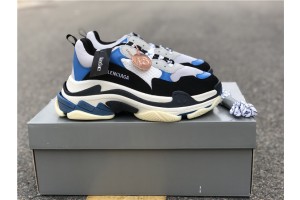 Balenciaga Triple S Black/Blue/White Sneaker 