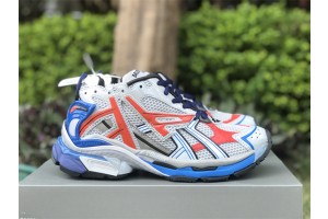 BALENCIAGA Runner Sneakers Red Blue