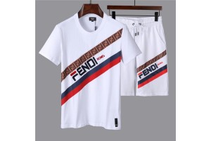 Fendi T-shirt & Short Set (FD-TS-A03)