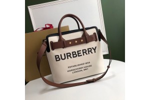 Burberry belt canvas tote