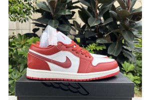  Jordan 1 Low ‘White Dune Red’ FJ3459-160