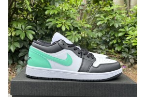 Jordan 1 Low Green Glow Men's - 553558-131