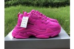 Balenciaga Triple S Letter Pulm Powder Sneaker 