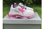 Balenciaga Triple S Clear Sole White/Pink
