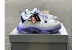 Balenciaga Triple S Clear Sole White Purple 