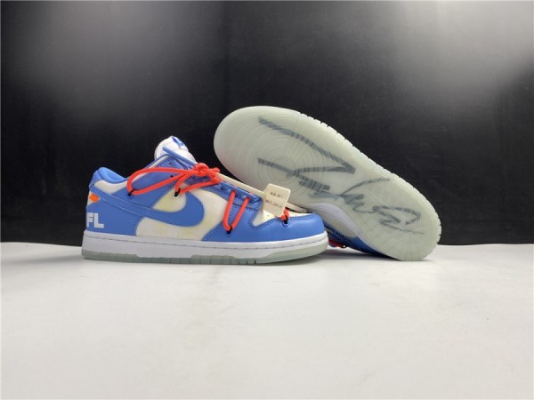Off-White x Nike Dunk Low Blue CT0856-403