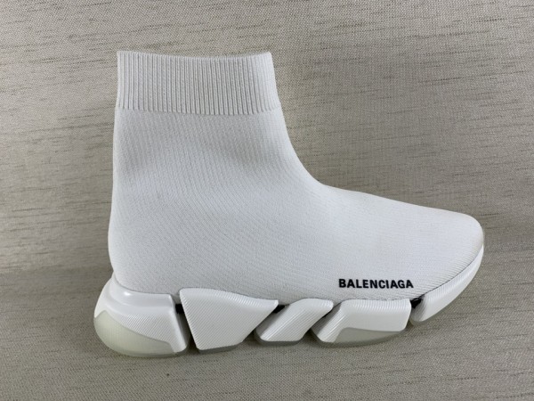 Balenciaga Speed 2.0 Sneaker White Clear Sole