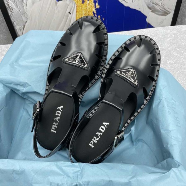 Prada black sandals