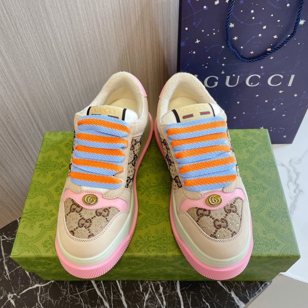 Gucci Screener Sneaker Pink GG Canvas ‎