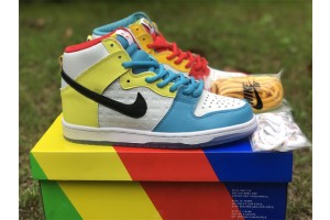 Fro skate x Nike SB Dunk High "All Love No Hate DH7778-100