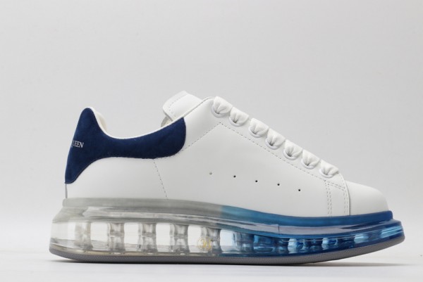 Alexander McQueen Oversized Sneaker White Translucent Blue
