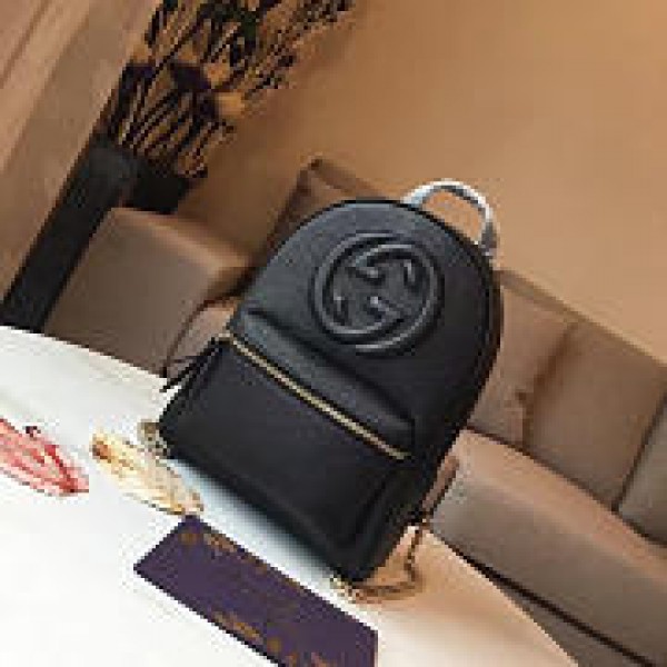 Gucci GG Leather Backpack 01623