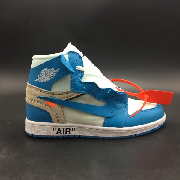 OFF-WHITE x Air Jordan 1 Crossover White Classic Navy (Limited) AQ0818-143